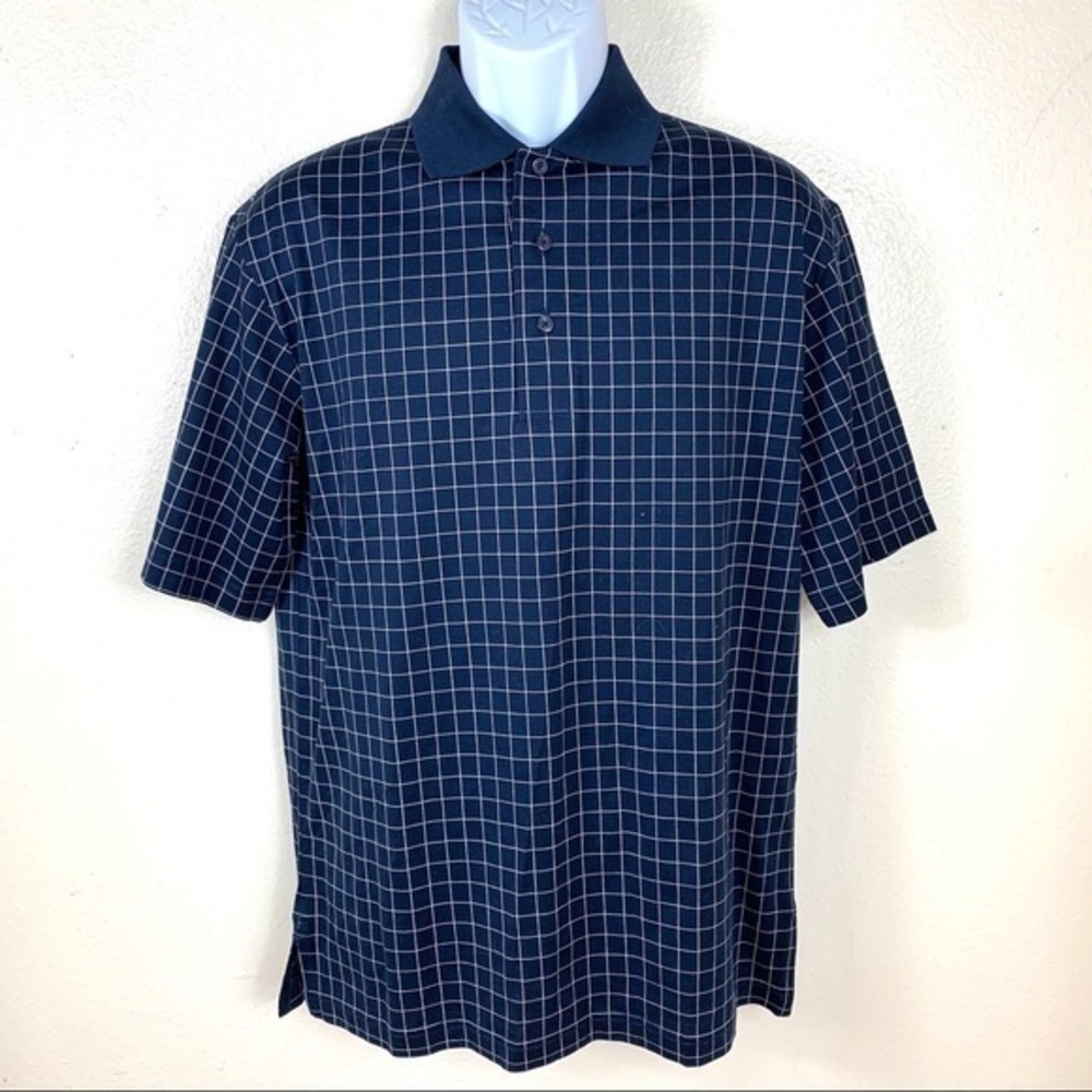 Daniel Cremieaux Short sleeve Blue plaid shirt S